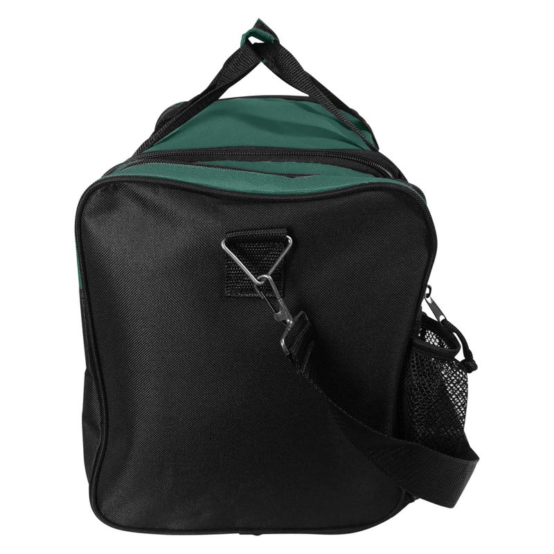 DALIX 17" Duffle Bag Front Mesh Pockets in Green - Image 3